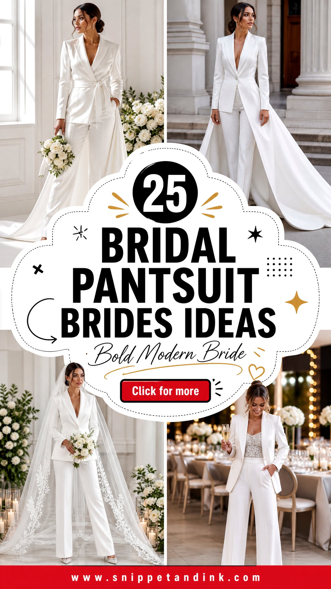 25 Bridal Pantsuit Brides Ideas for Bold Modern Weddings - 25 Bridal Pantsuit Brides Ideas for Bold Modern Weddings