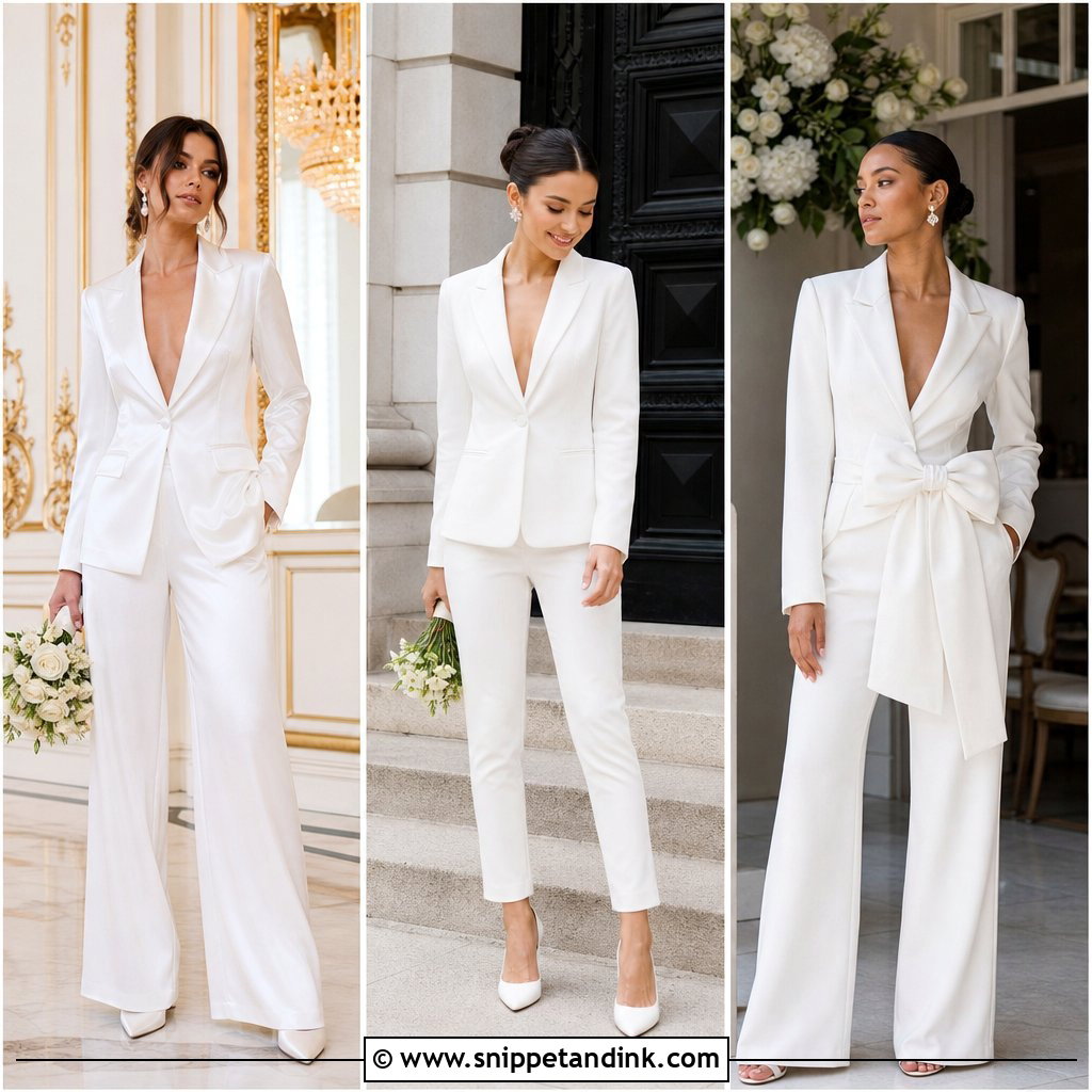 25 Bridal Pantsuit Ideas for a Bold Modern Wedding Look