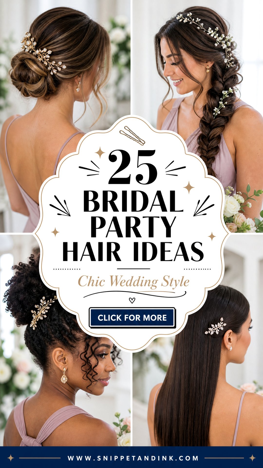 25 Bridal Party Hair Ideas for Chic Wedding Guest Style - 25 Bridal Party Hair Ideas for Chic Wedding Guest Style