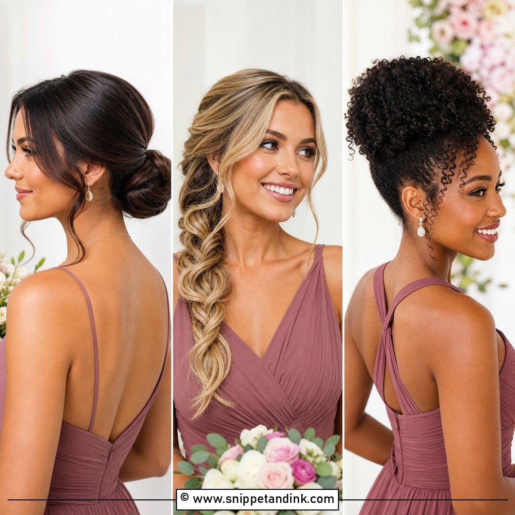 25 Bridal Party Hair Ideas for Chic Wedding Guest Style
