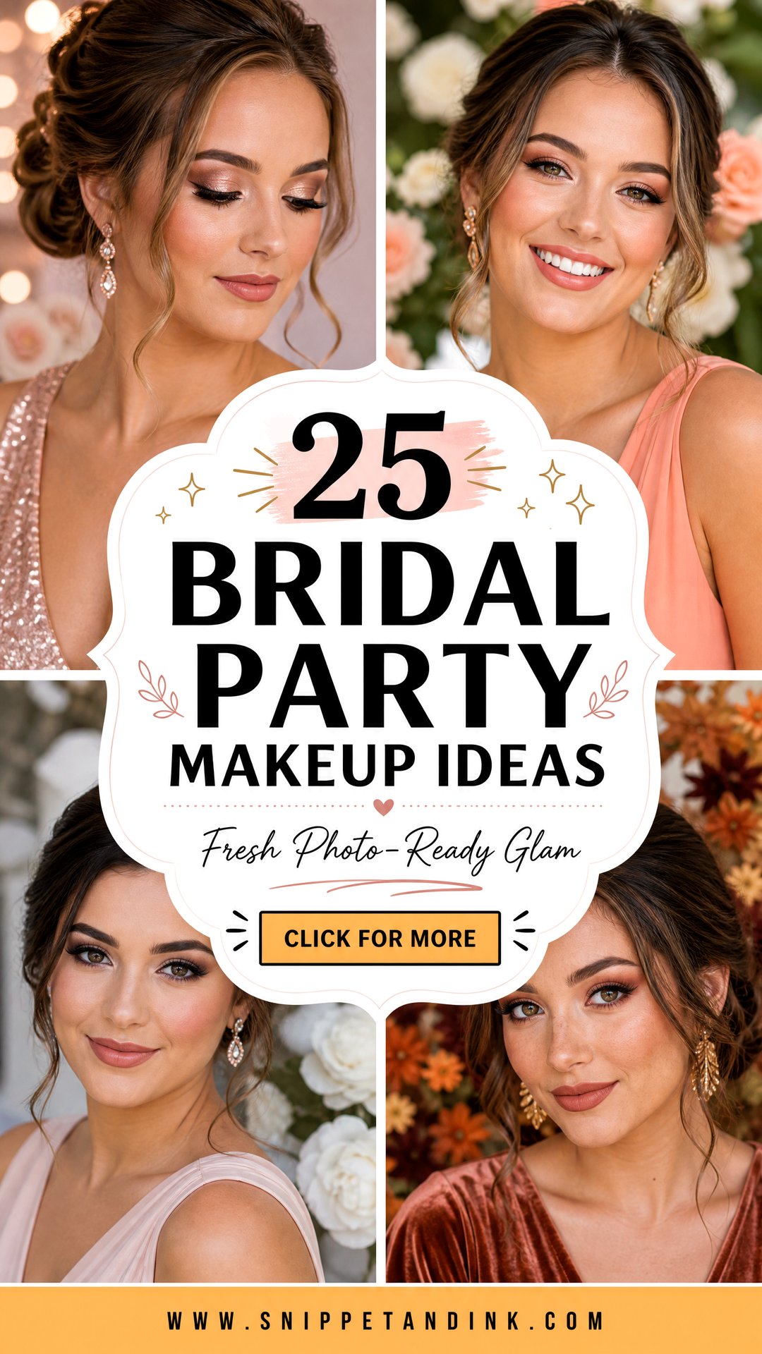 25 Bridal Party Makeup Ideas for Fresh Photo-Ready Glam - 25 Bridal Party Makeup Ideas for Fresh, Photo-Ready Glam