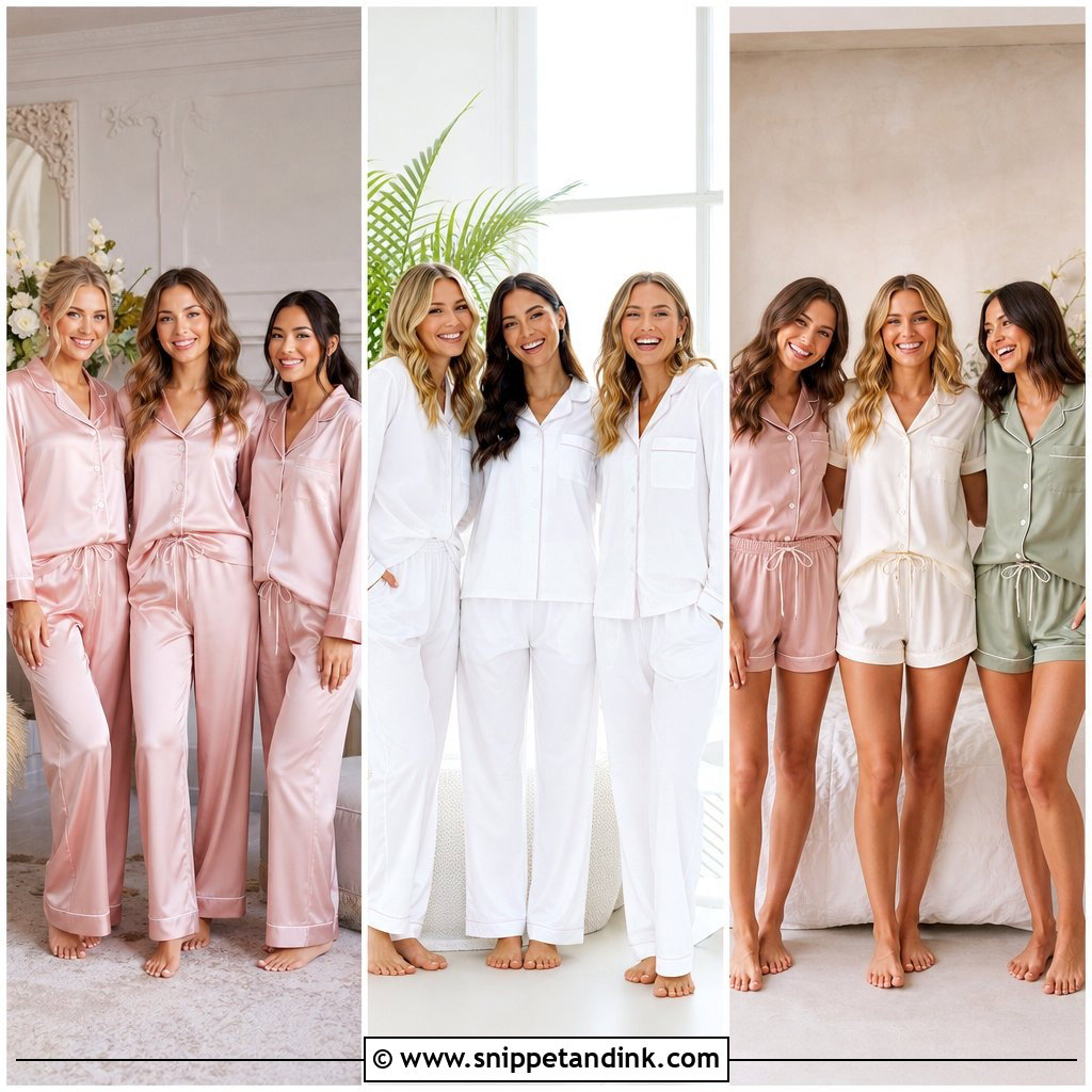 25 Bridal Party Pjs Ideas for Picture-Perfect Wedding Mornings