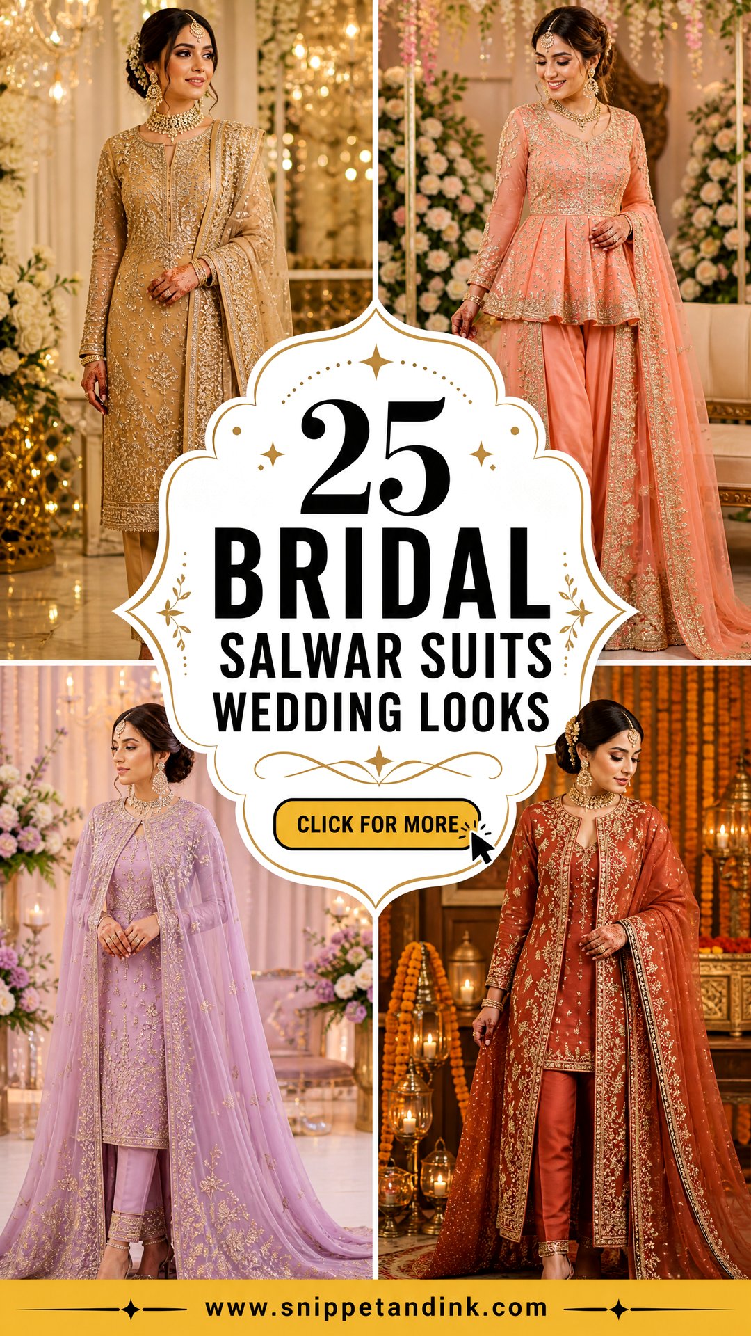 25 Bridal Salwar Suits Wedding Looks for Timeless Elegance - 25 Bridal Salwar Suits Wedding Looks for Timeless Elegance