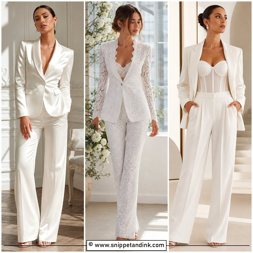 25 Bridal Suits for Women for a Powerful Bridal Look