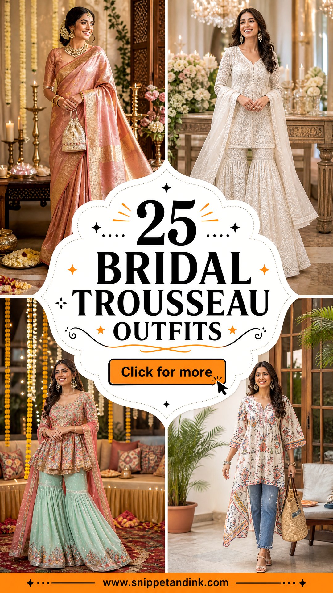 25 Bridal Trousseau Outfits for Every Wedding Celebration - 25 Bridal Trousseau Outfits for Every Wedding Celebration