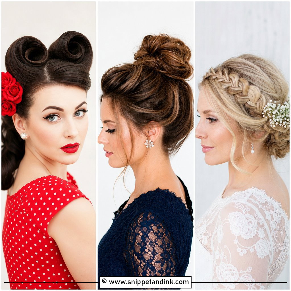 25 Bridal Up Do Ideas for Elegant Wedding-Day Glam Looks