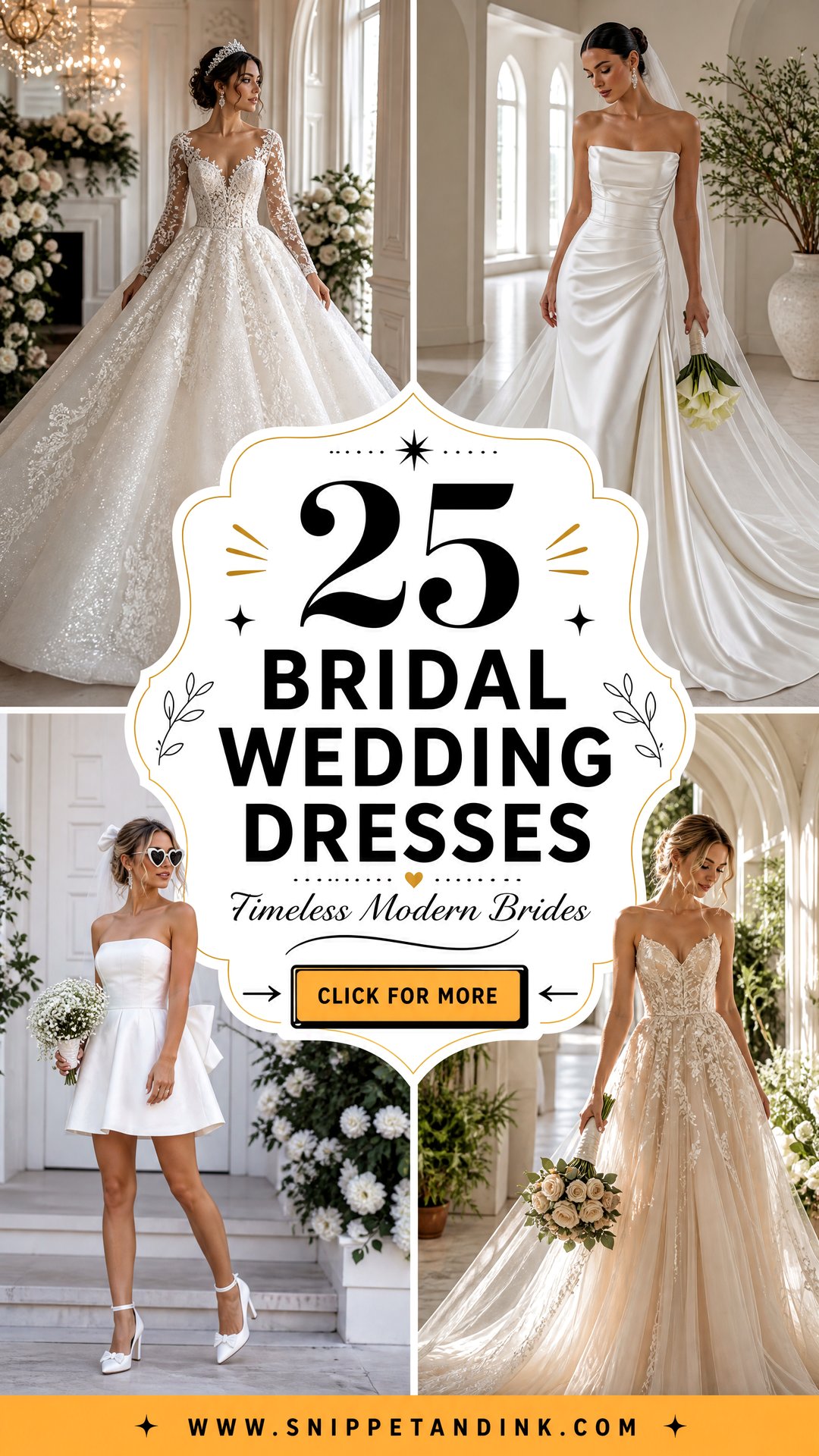 25 Bridal Wedding Dresses for Timeless Modern Brides Today - 25 Bridal Wedding Dresses for Timeless Modern Brides Today