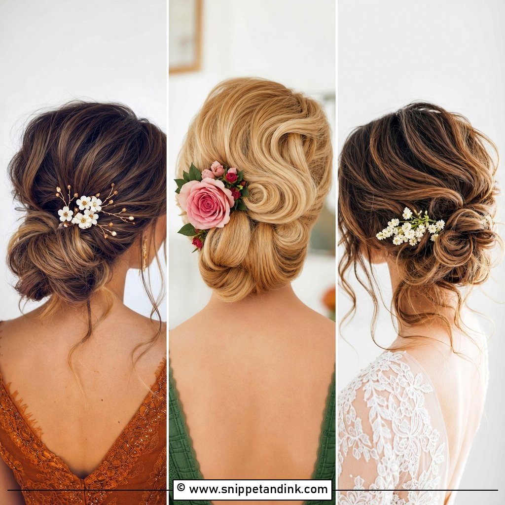 25 Bride Bun Hairstyles for Timeless Wedding Elegance