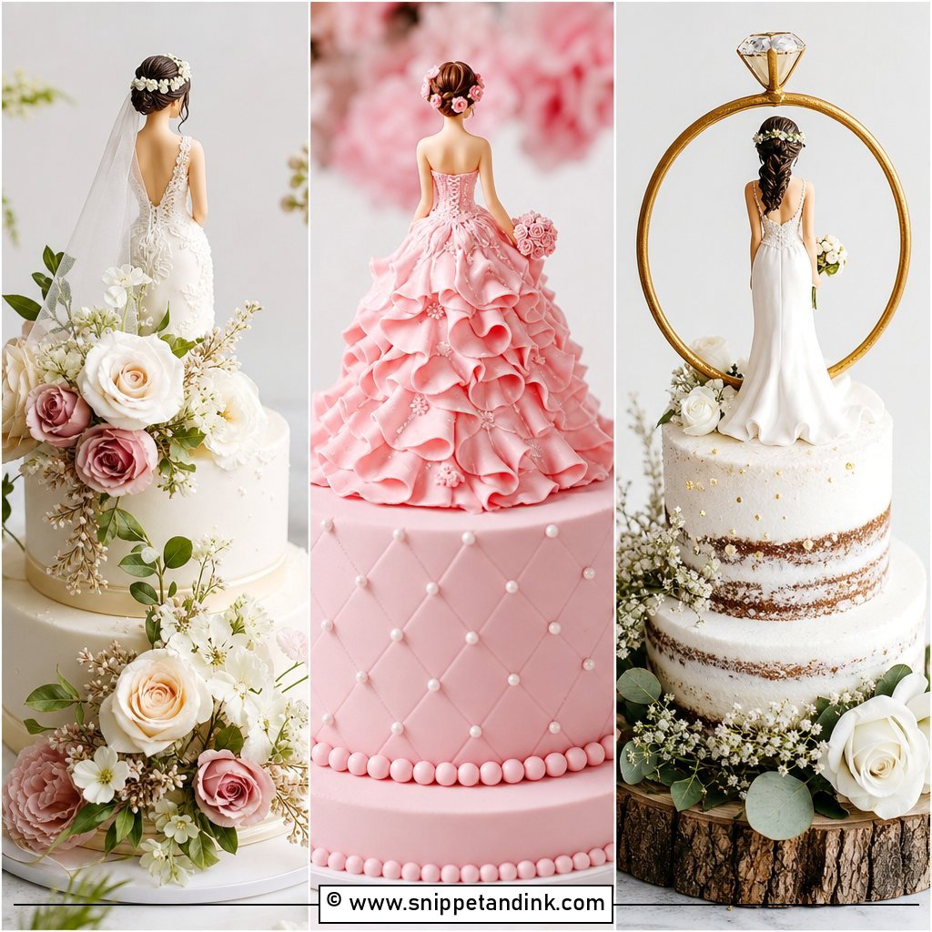 25 Bride Cake Ideas for a Sweet and Stylish Celebration