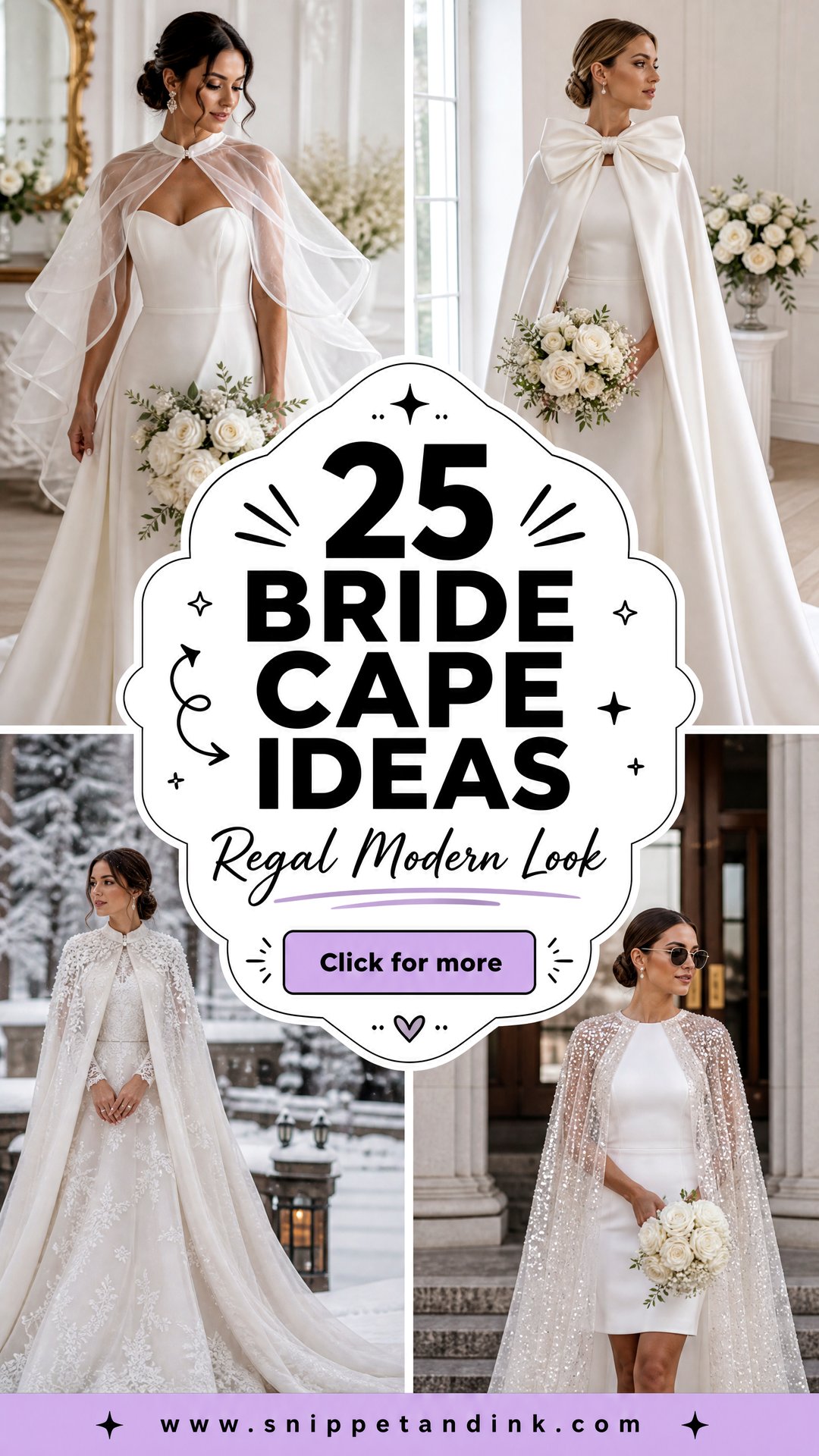 25 Bride Cape Ideas for a Regal Modern Wedding Look Today - 25 Bride Cape Ideas for a Regal Modern Wedding Look Today