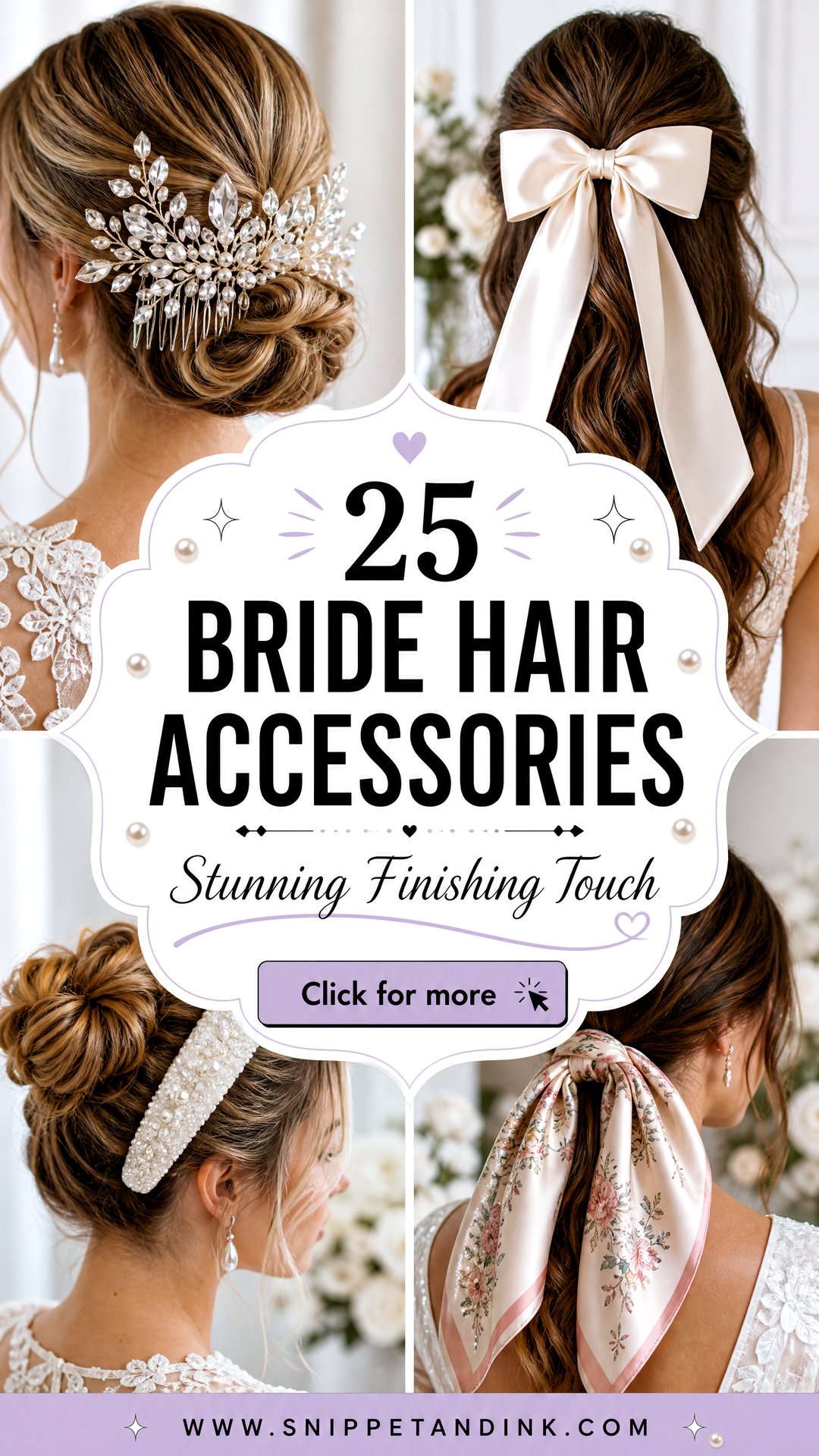25 Bride Hair Accessories for a Stunning Finishing Touch - 25 Bride Hair Accessories for a Stunning Finishing Touch