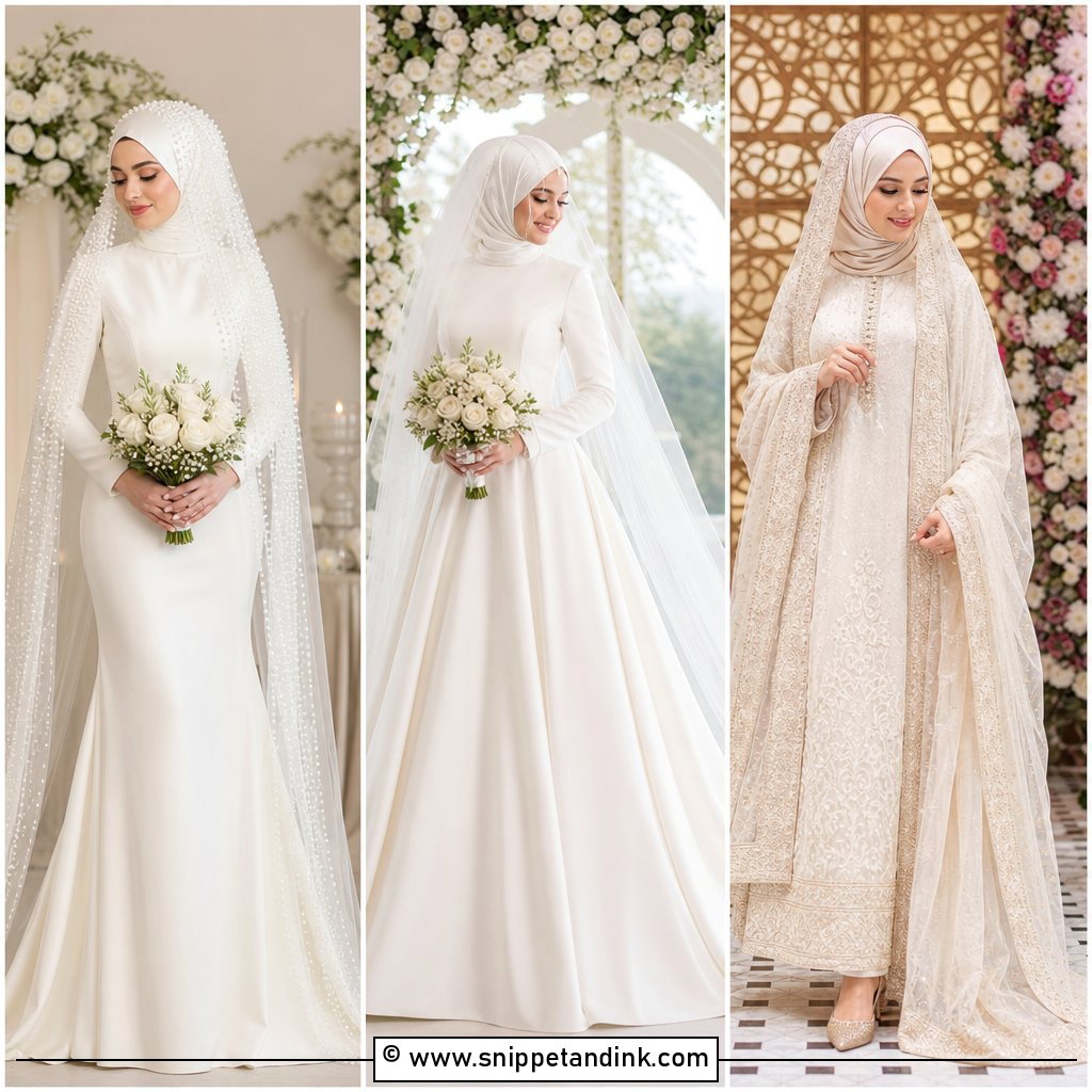 25 Bride Hijab Style Ideas for an Elegant Modest Look