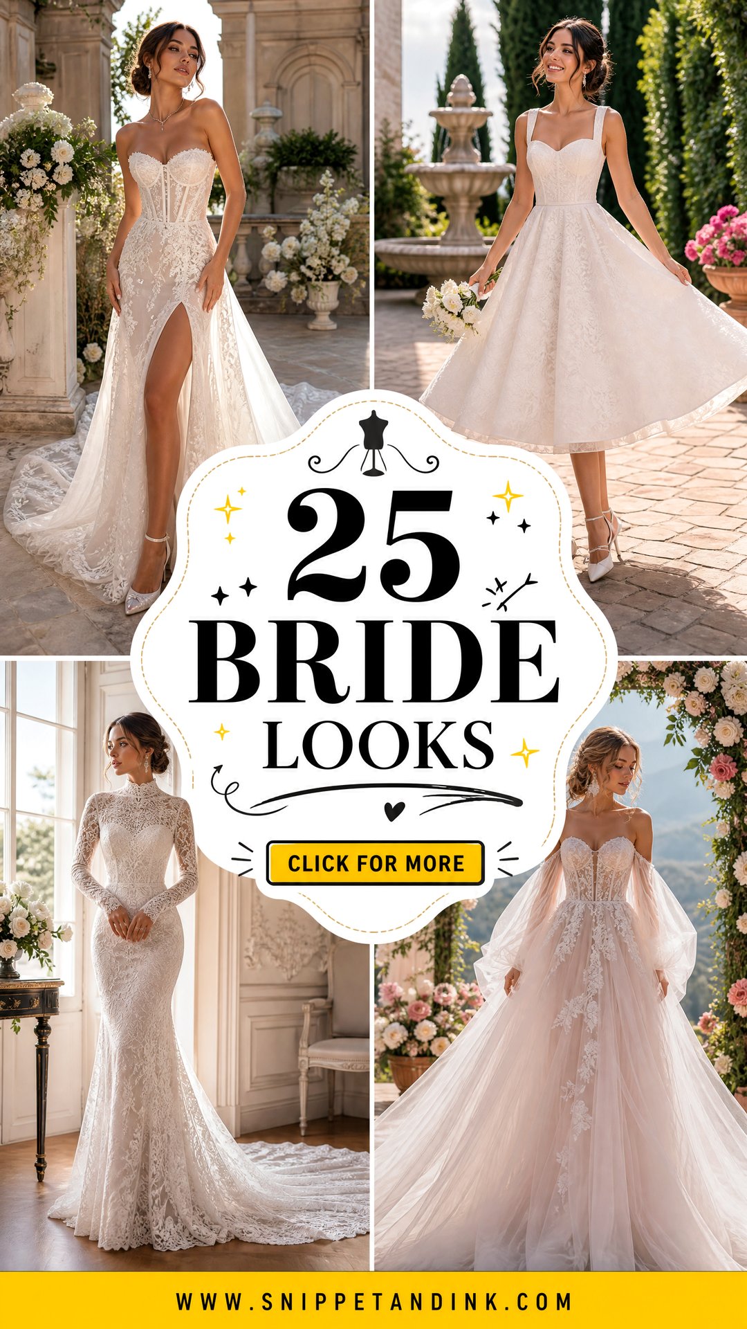 25 Bride Looks to Inspire Your Unforgettable Wedding Style - 25 Bride Looks to Inspire Your Unforgettable Wedding Style