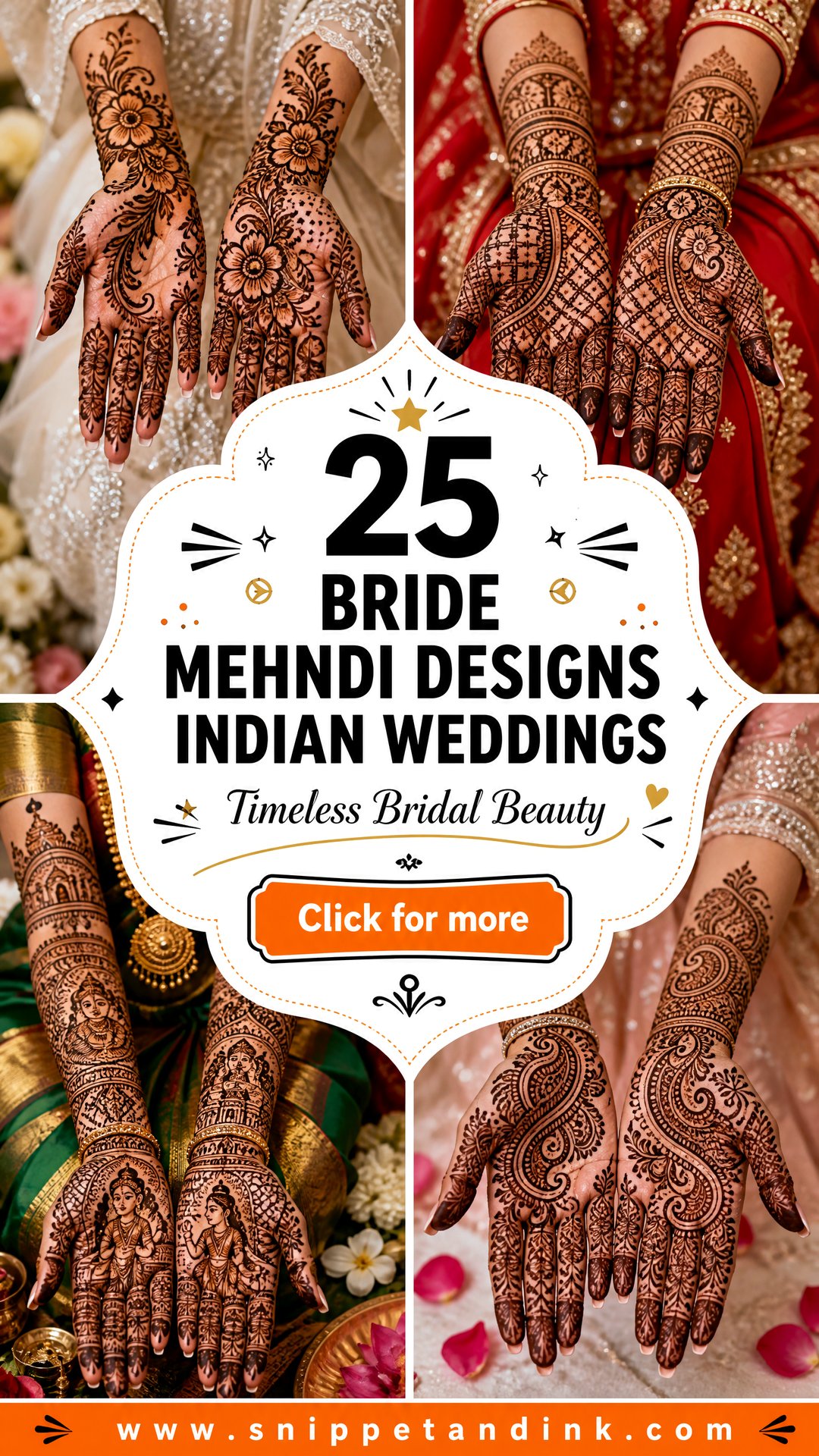 25 Bride Mehndi Designs Indian Weddings for Timeless Beauty - 25 Bride Mehndi Designs Indian Weddings for Timeless Beauty