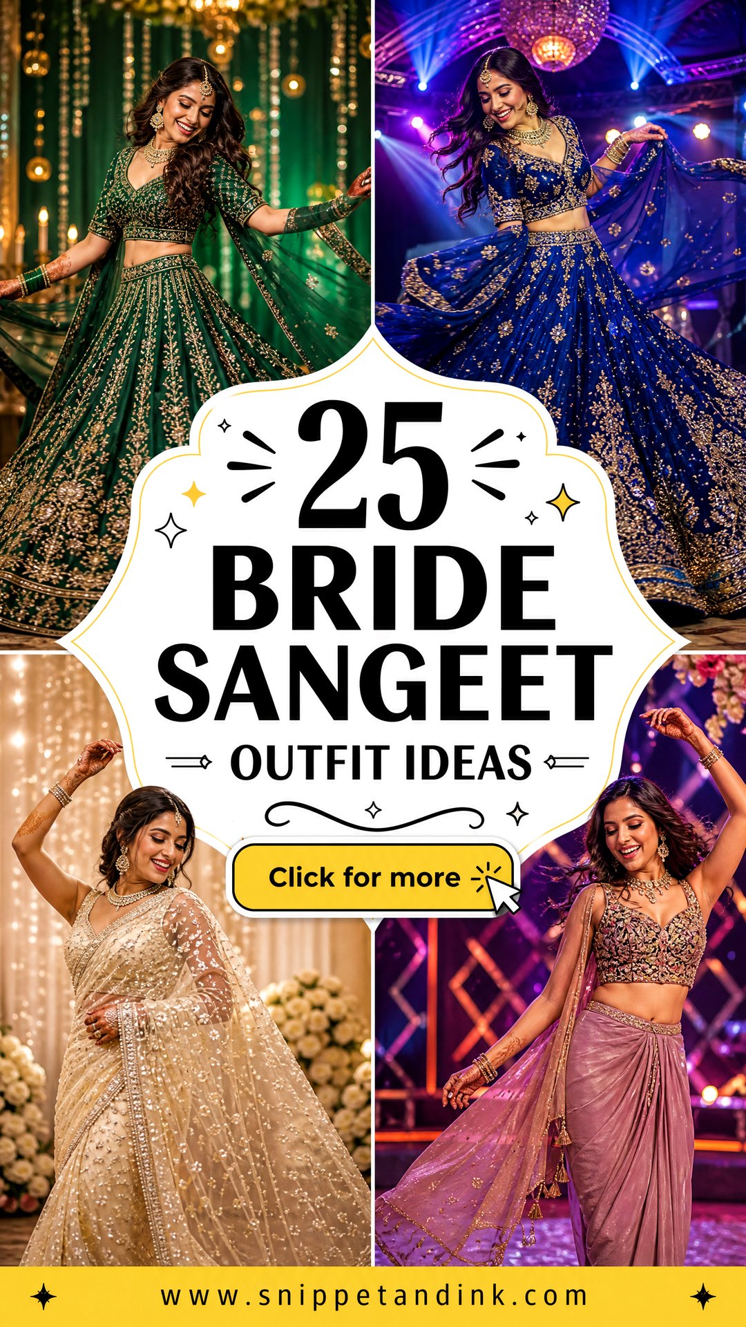 25 Bride Sangeet Outfit Ideas for a Dazzling Dance Night - 25 Bride Sangeet Outfit Ideas for a Dazzling Dance Night