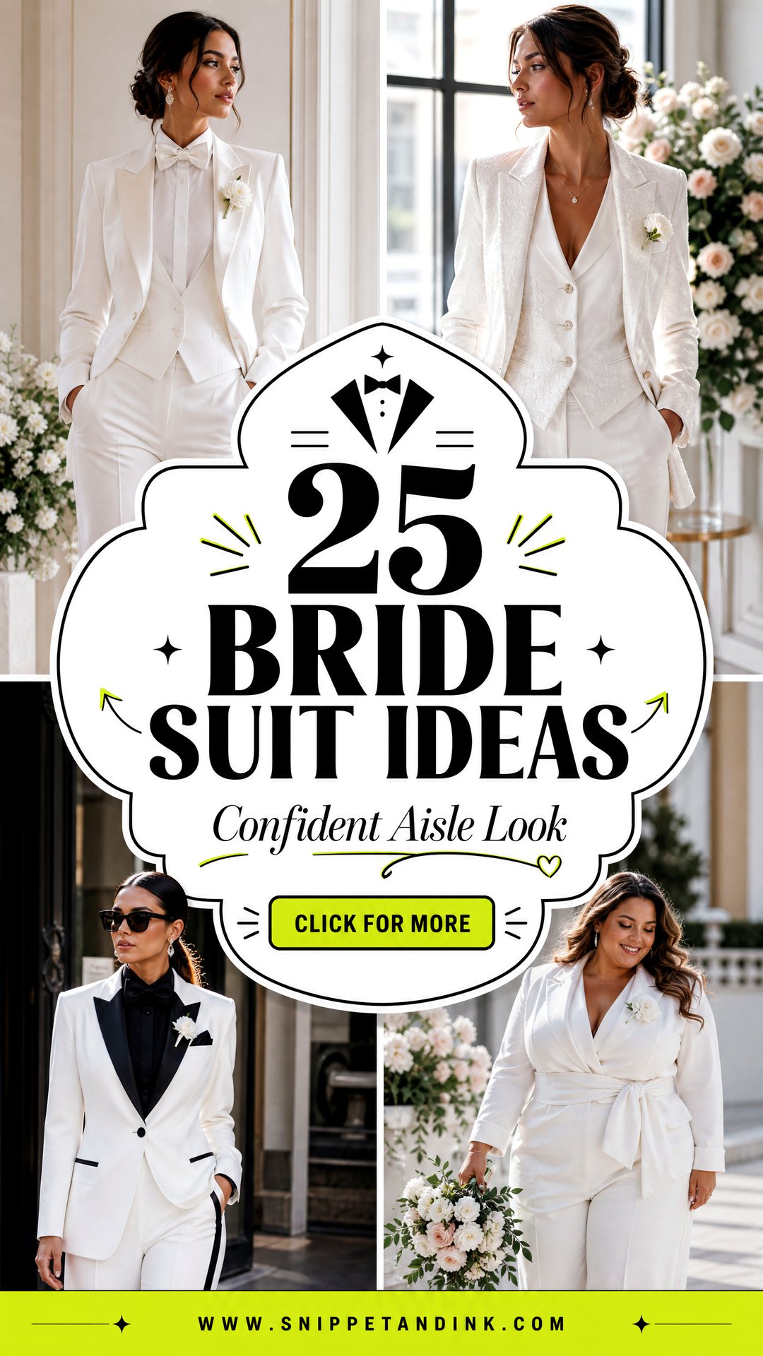 25 Bride Suit Ideas for a Chic Confident Aisle Look - 25 Bride Suit Ideas for a Chic, Confident Aisle Look