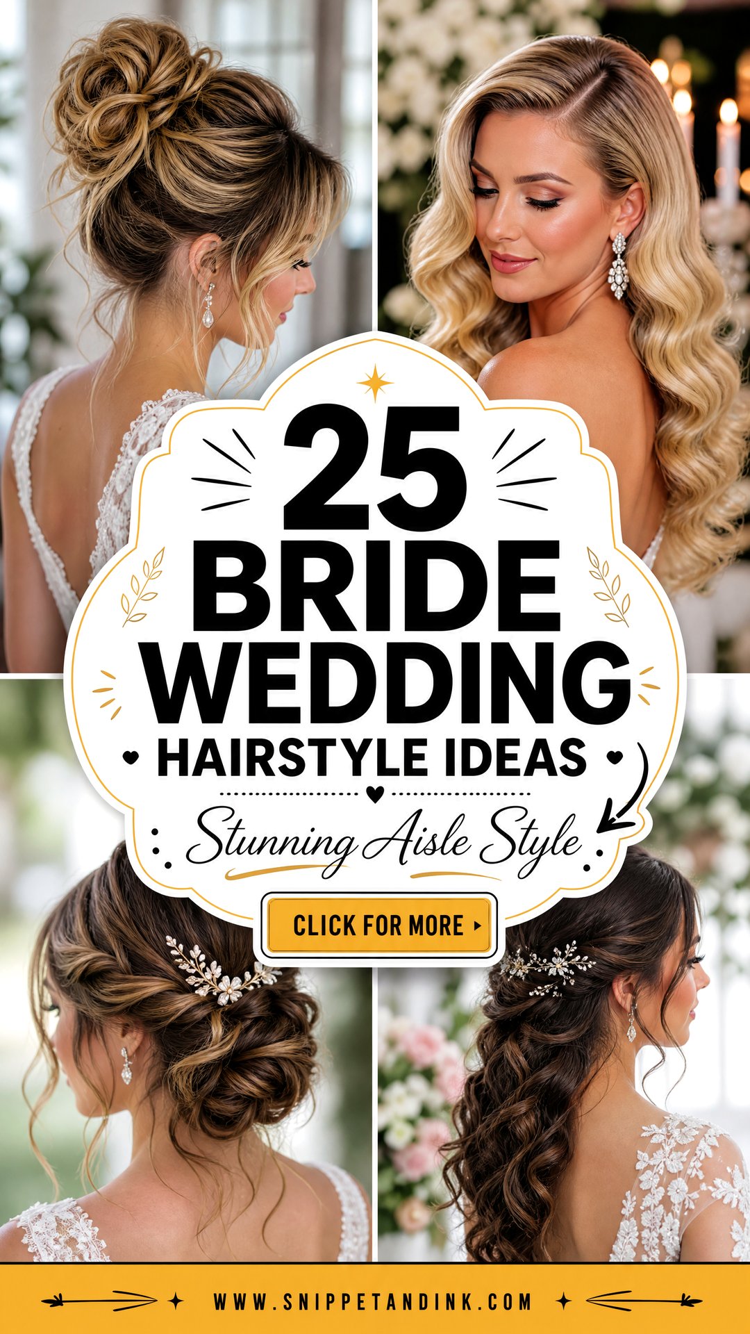 25 Bride Wedding Hairstyle Ideas for Stunning Aisle Style - 25 Bride Wedding Hairstyle Ideas for Stunning Aisle Style