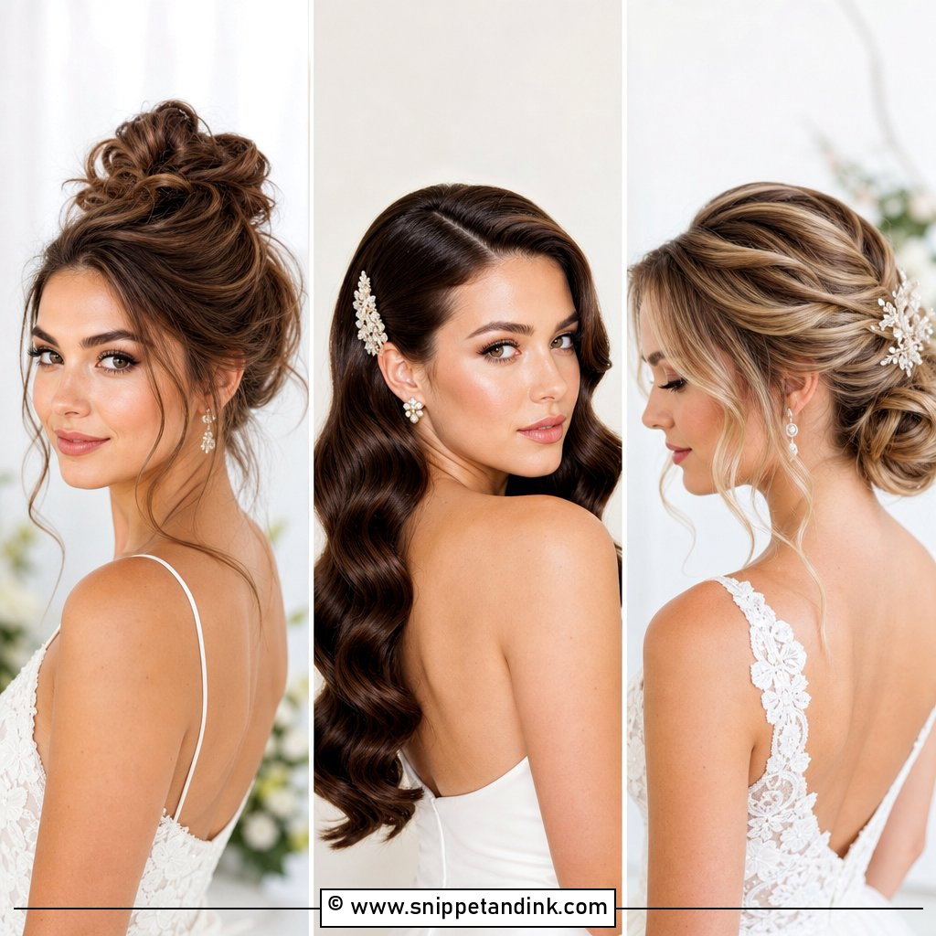 25 Bride Wedding Hairstyle Ideas for Stunning Aisle Style