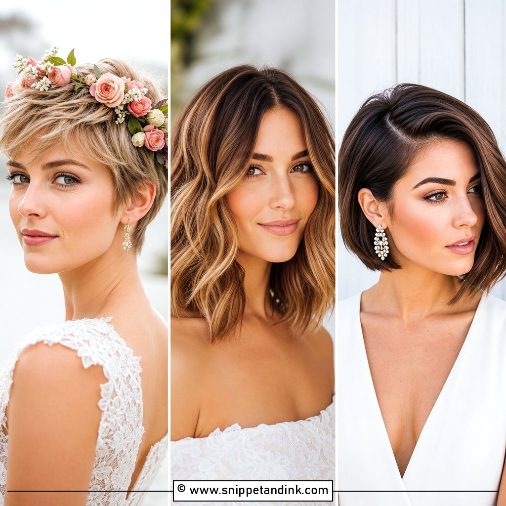 25 Bride with Short Hair Ideas for Chic Wedding Looks Now