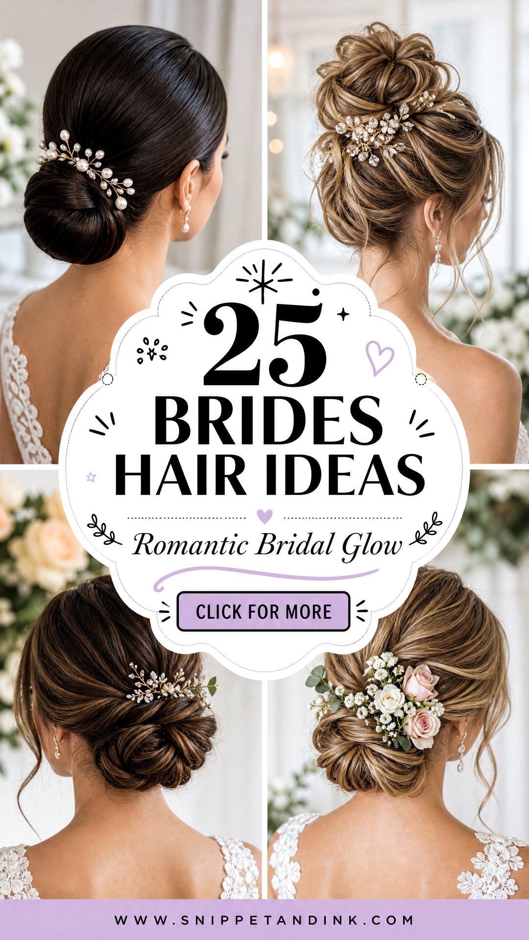 25 Brides Hair Ideas for a Romantic Picture-Perfect Look - 25 Brides Hair Ideas for a Romantic, Picture-Perfect Look