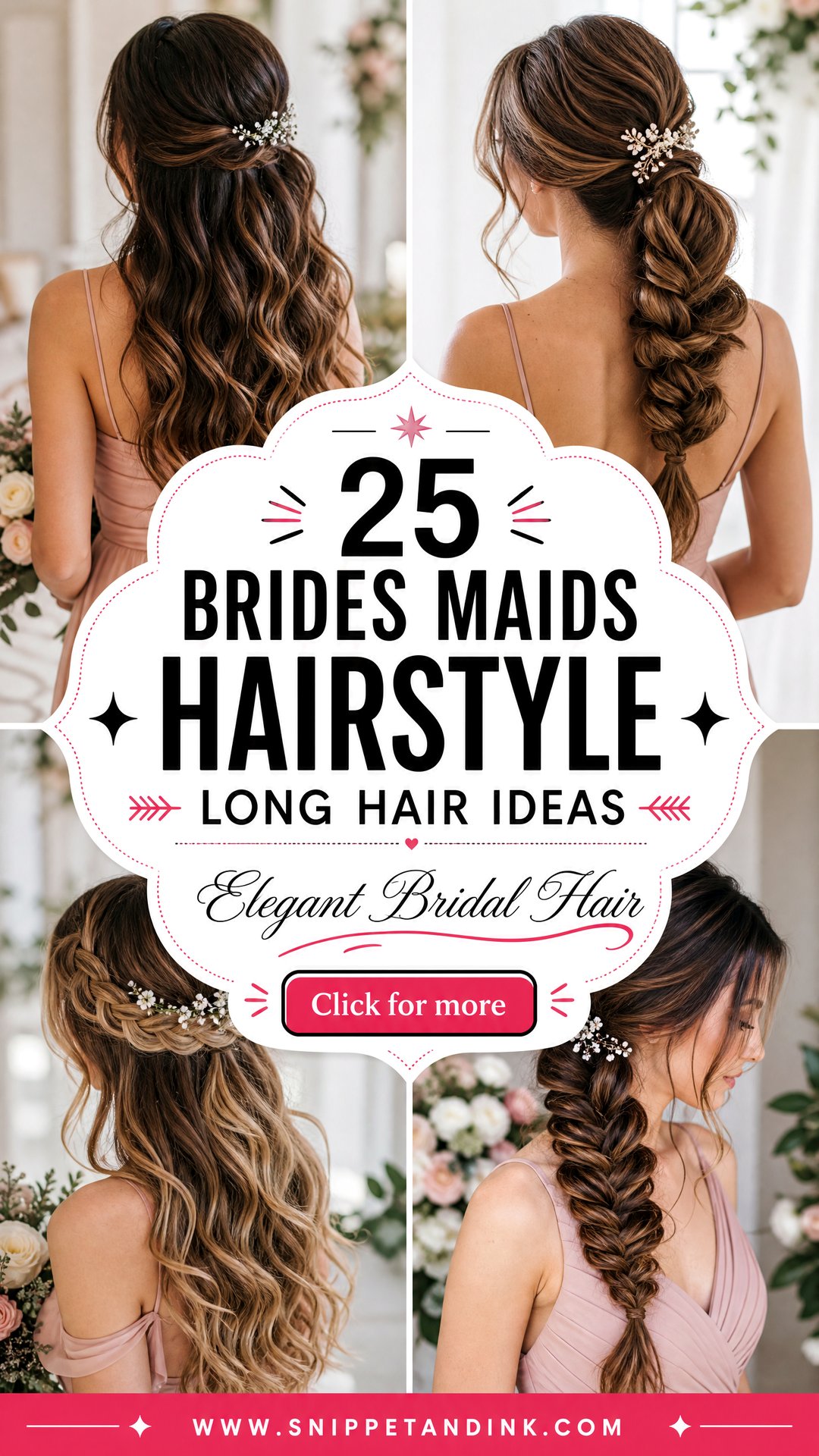25 Brides Maids Hairstyle Long Hair Ideas for Elegant Looks - 25 Brides Maids Hairstyle Long Hair Ideas for Elegant Looks