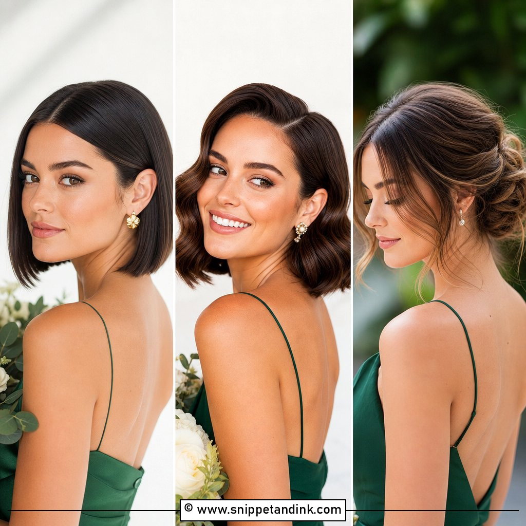 25 Bridesmaid Hair Short Shoulder Length Ideas to Try