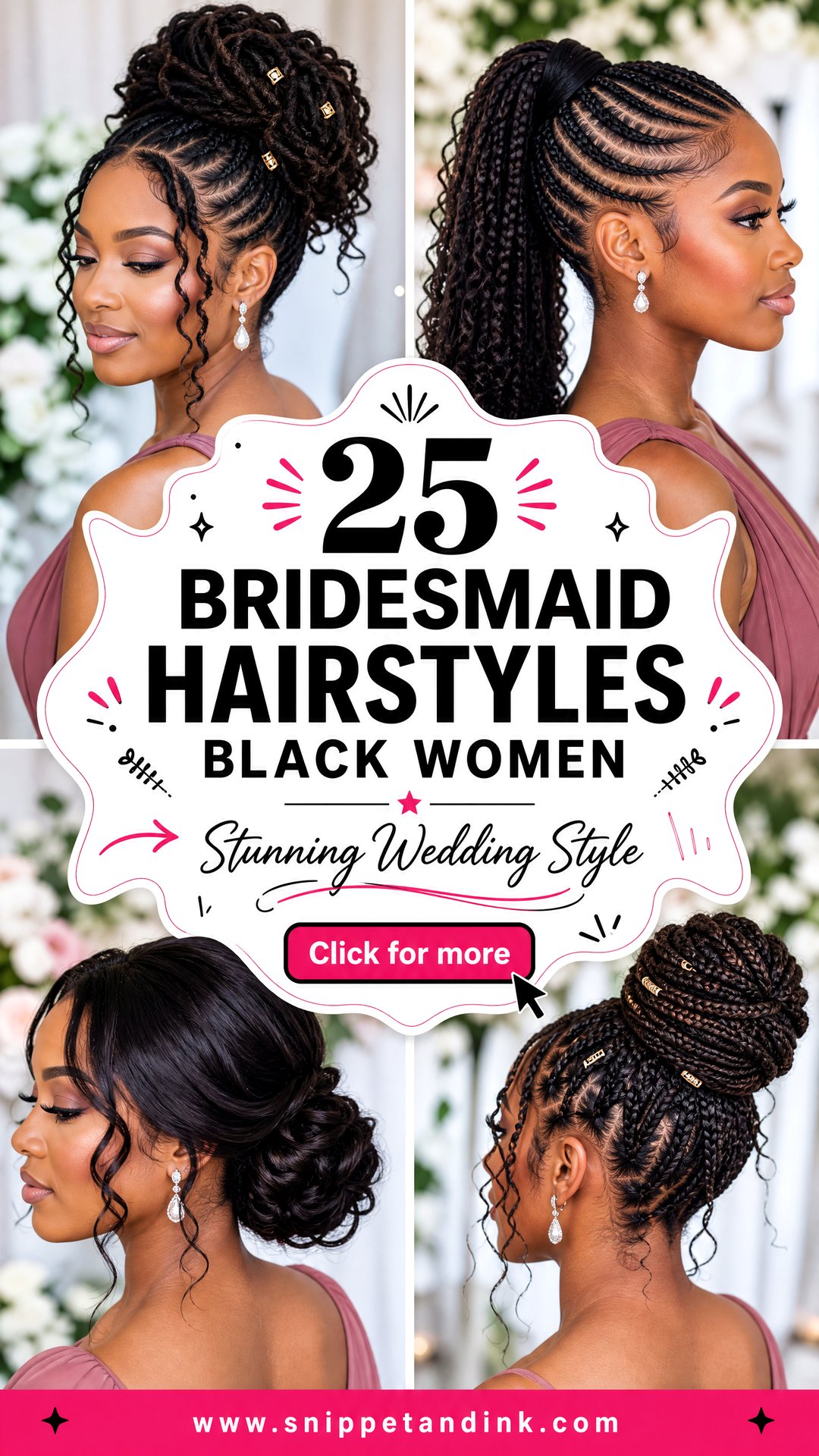 25 Bridesmaid Hairstyles Black Women Stunning Wedding Looks - 25 Bridesmaid Hairstyles Black Women: Stunning Wedding Looks