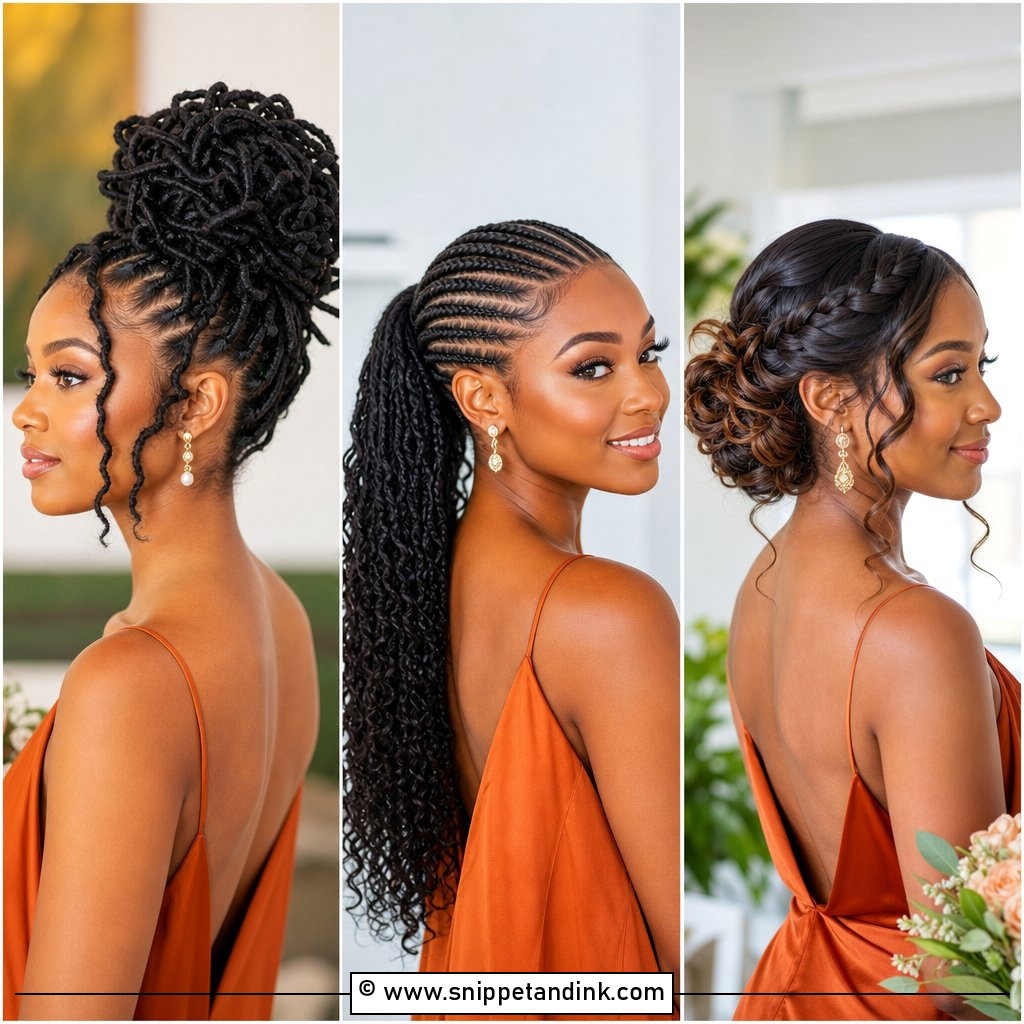 25 Bridesmaid Hairstyles Black Women Stunning Wedding Looks