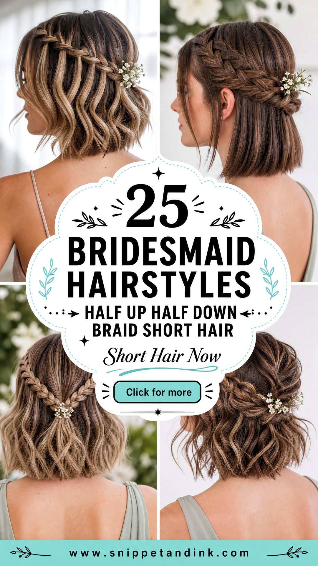 25 Bridesmaid Hairstyles Half Up Half Down Braid Short Hair Now - 25 Bridesmaid Hairstyles Half Up Half Down Braid Short Hair Now