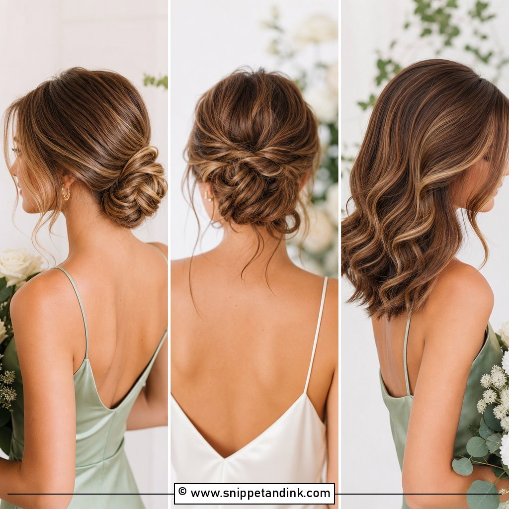 25 Bridesmaid Hairstyles Shoulder Length Chic Ideas