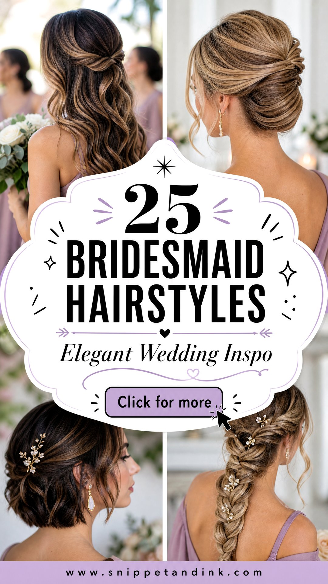 25 Bridesmaid Hairstyles for Elegant Wedding Inspiration - 25 Bridesmaid Hairstyles for Elegant Wedding Inspiration