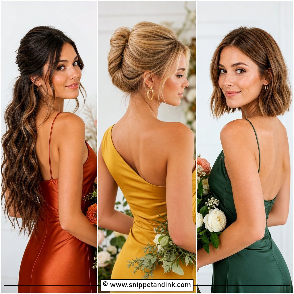 25 Bridesmaid Hairstyles for Elegant Wedding Inspiration