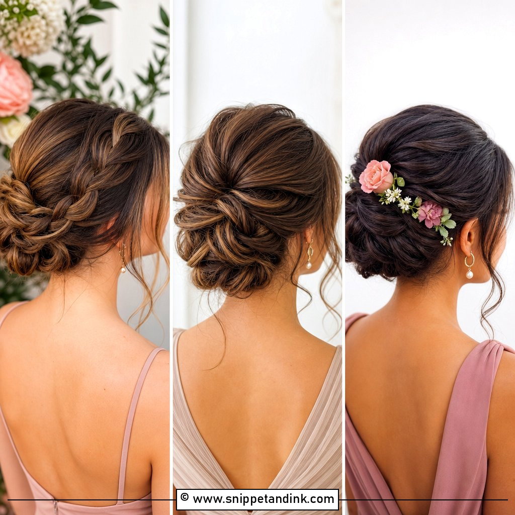25 Bridesmaid Updos Elegant Styles for Every Wedding