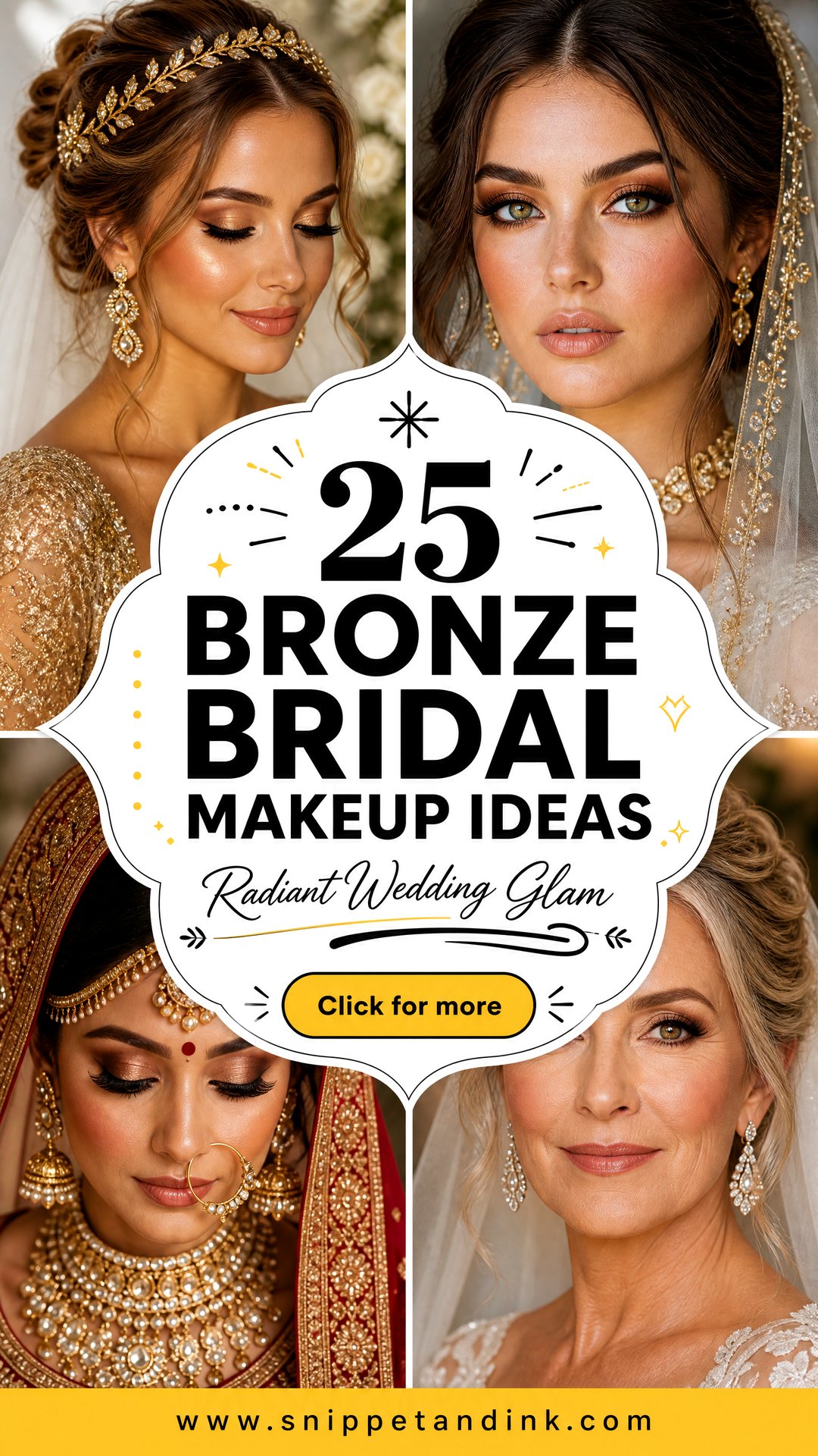 25 Bronze Bridal Makeup Ideas Radiant Wedding Glam - 25 Bronze Bridal Makeup Ideas: Radiant Wedding Glam