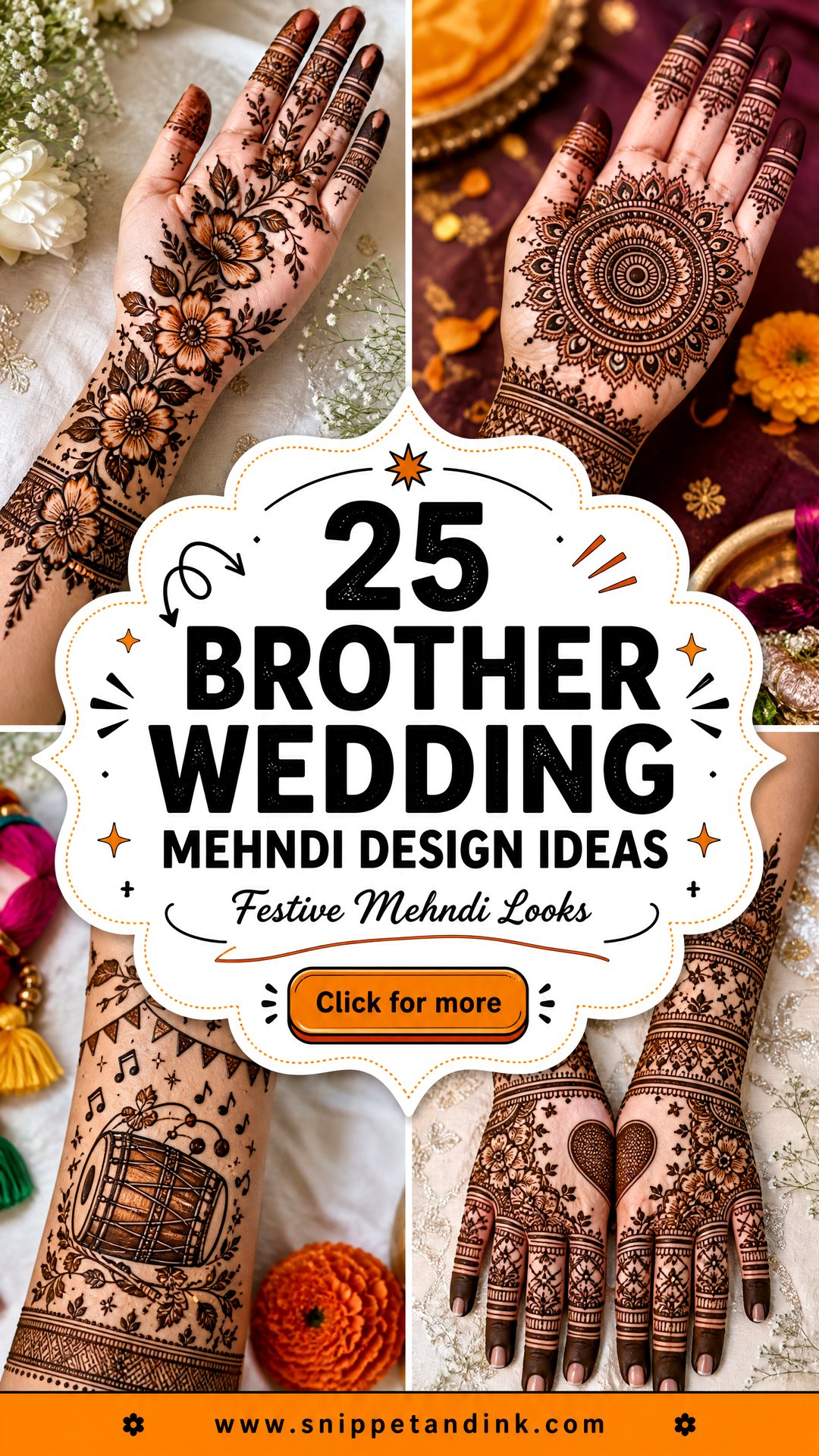 25 Brother Wedding Mehndi Design Ideas Festive Looks - 25 Brother Wedding Mehndi Design Ideas: Festive Looks