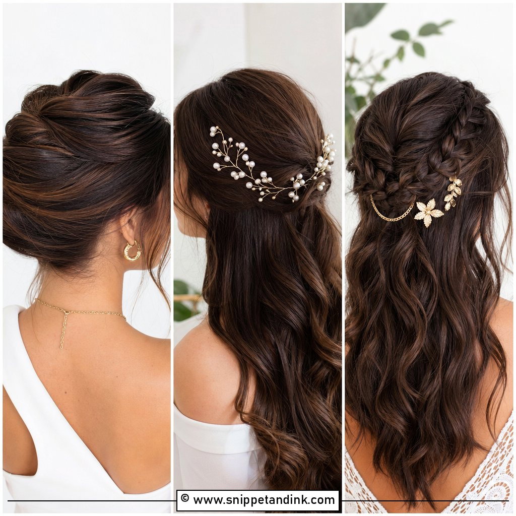 25 Brunette Bridal Hair Ideas Romantic Wedding Styles