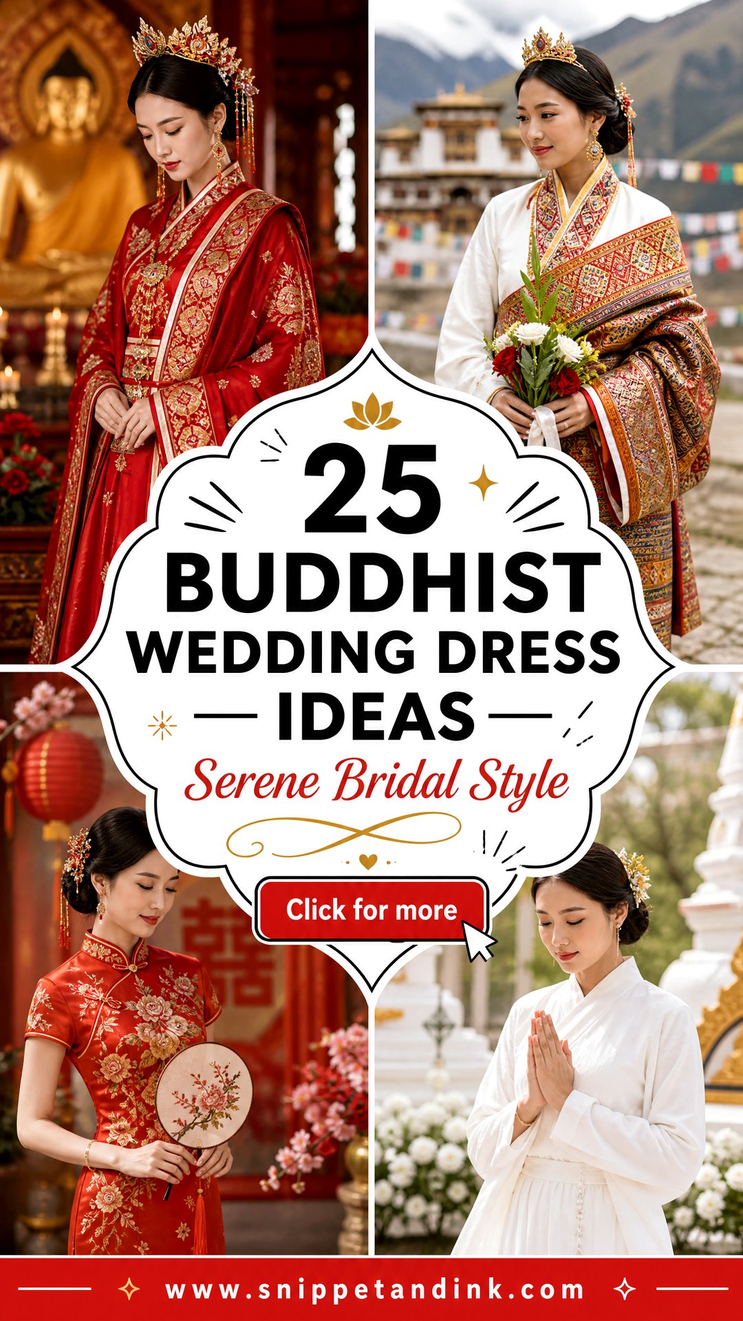 25 Buddhist Wedding Dress Ideas for Serene Bridal Style - 25 Buddhist Wedding Dress Ideas for Serene Bridal Style