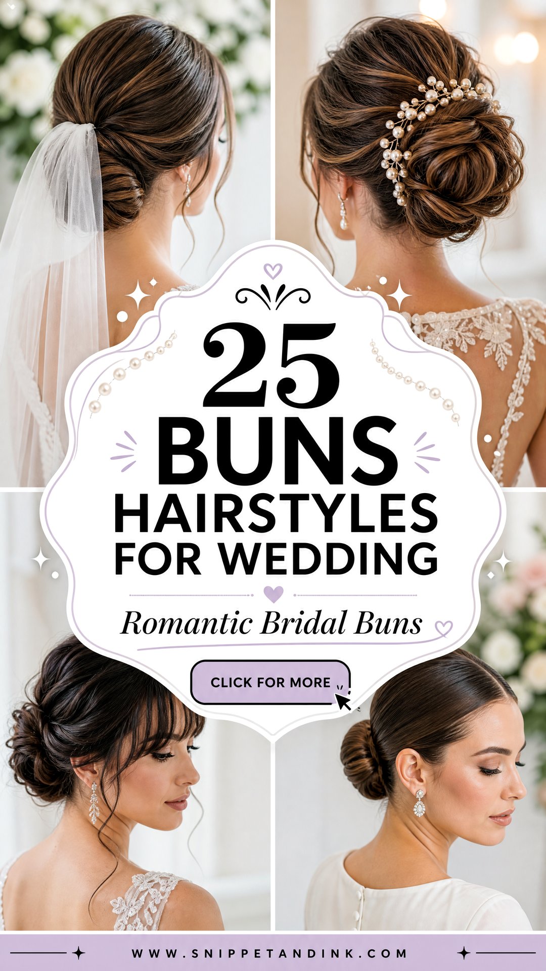 25 Buns Hairstyles for Wedding Romantic Bridal Looks - 25 Buns Hairstyles for Wedding: Romantic Bridal Looks