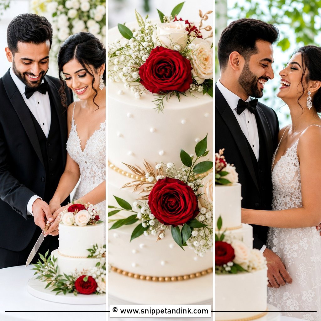 25 Cake Poses Photo Ideas for Wedding Elegant Shots