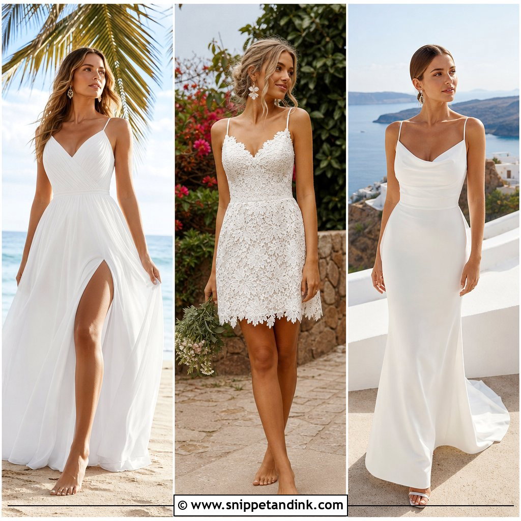25 Casual Beach Wedding Dresses for Effortless Seaside Style