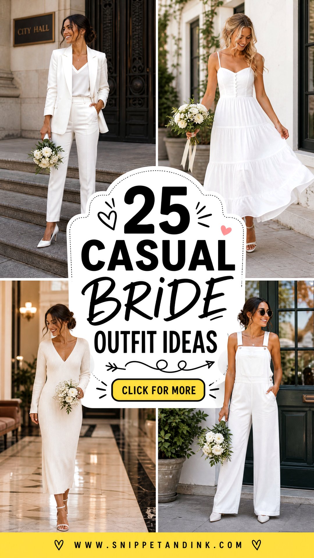 25 Casual Bride Outfit Ideas for a Chic Relaxed Wedding Look - 25 Casual Bride Outfit Ideas for a Chic, Relaxed Wedding Look