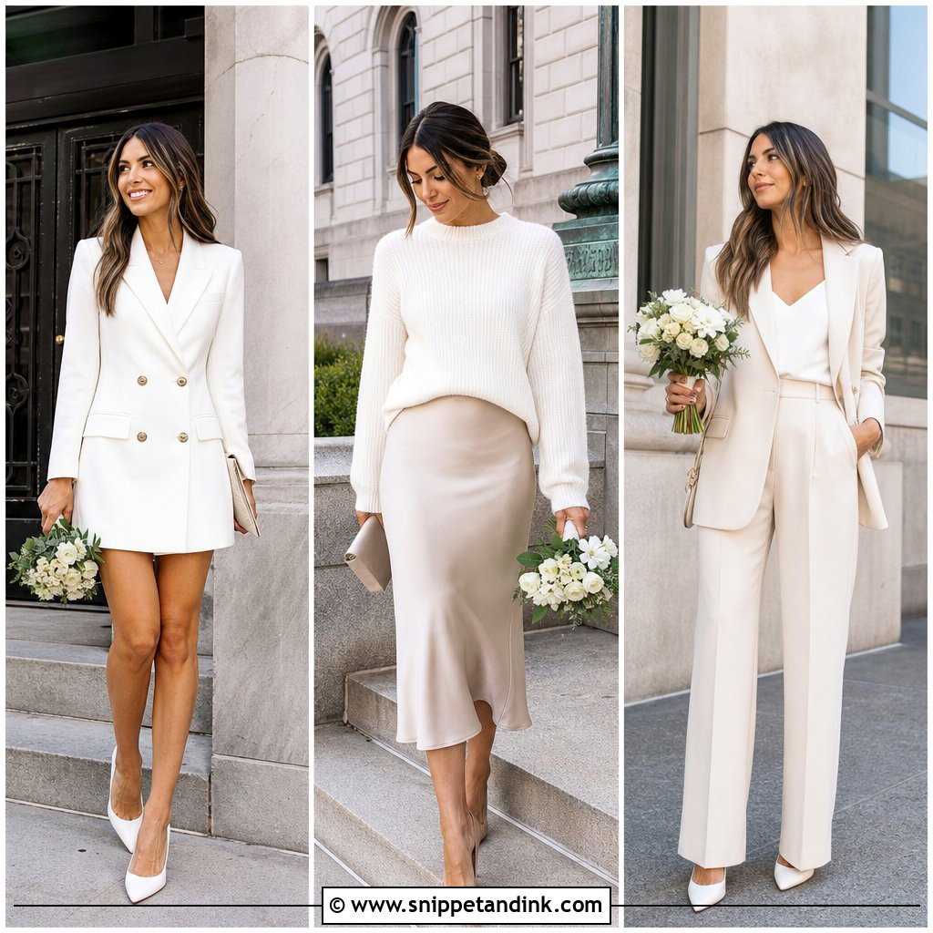 25 Casual Courthouse Wedding Outfit Ideas