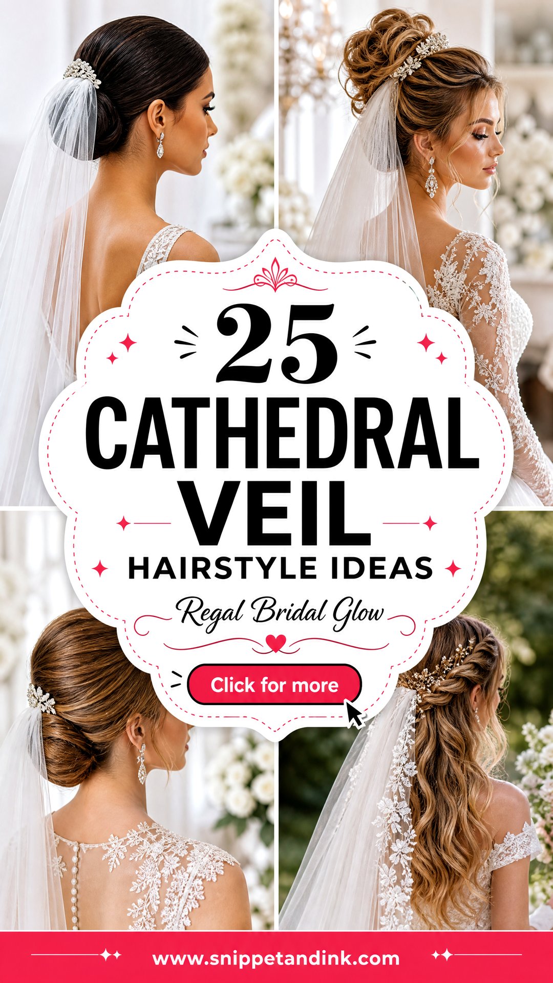 25 Cathedral Veil Hairstyle Ideas for a Regal Bridal Look - 25 Cathedral Veil Hairstyle Ideas for a Regal Bridal Look