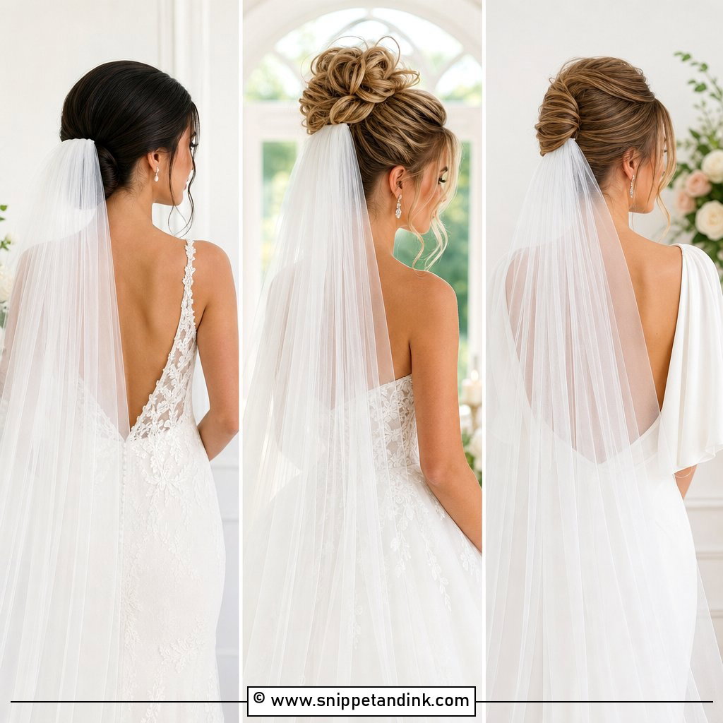 25 Cathedral Veil Hairstyle Ideas for a Regal Bridal Look