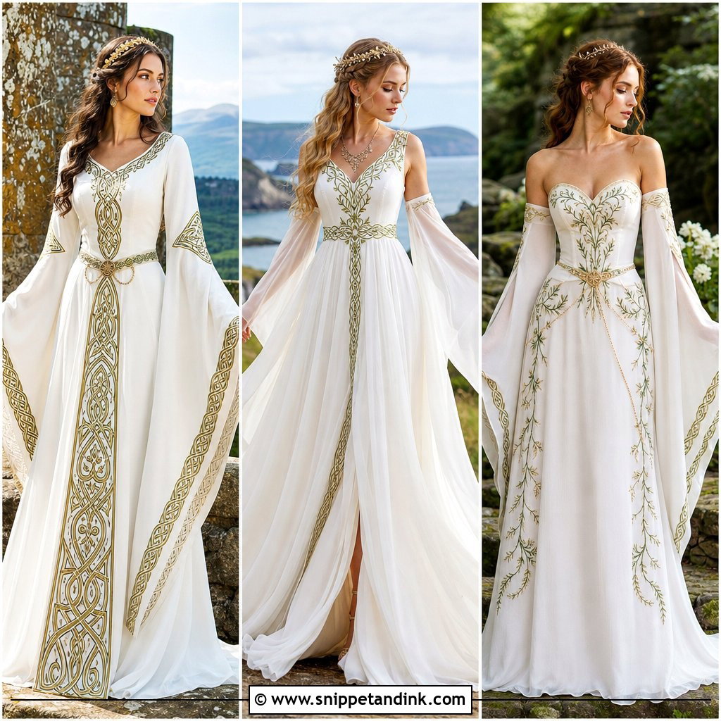 25 Celtic Wedding Dress Ideas