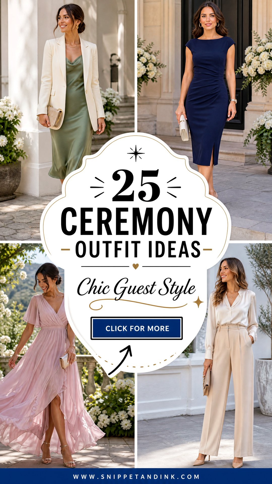25 Ceremony Outfit Ideas for Chic Wedding Guest Style Today - 25 Ceremony Outfit Ideas for Chic Wedding Guest Style Today