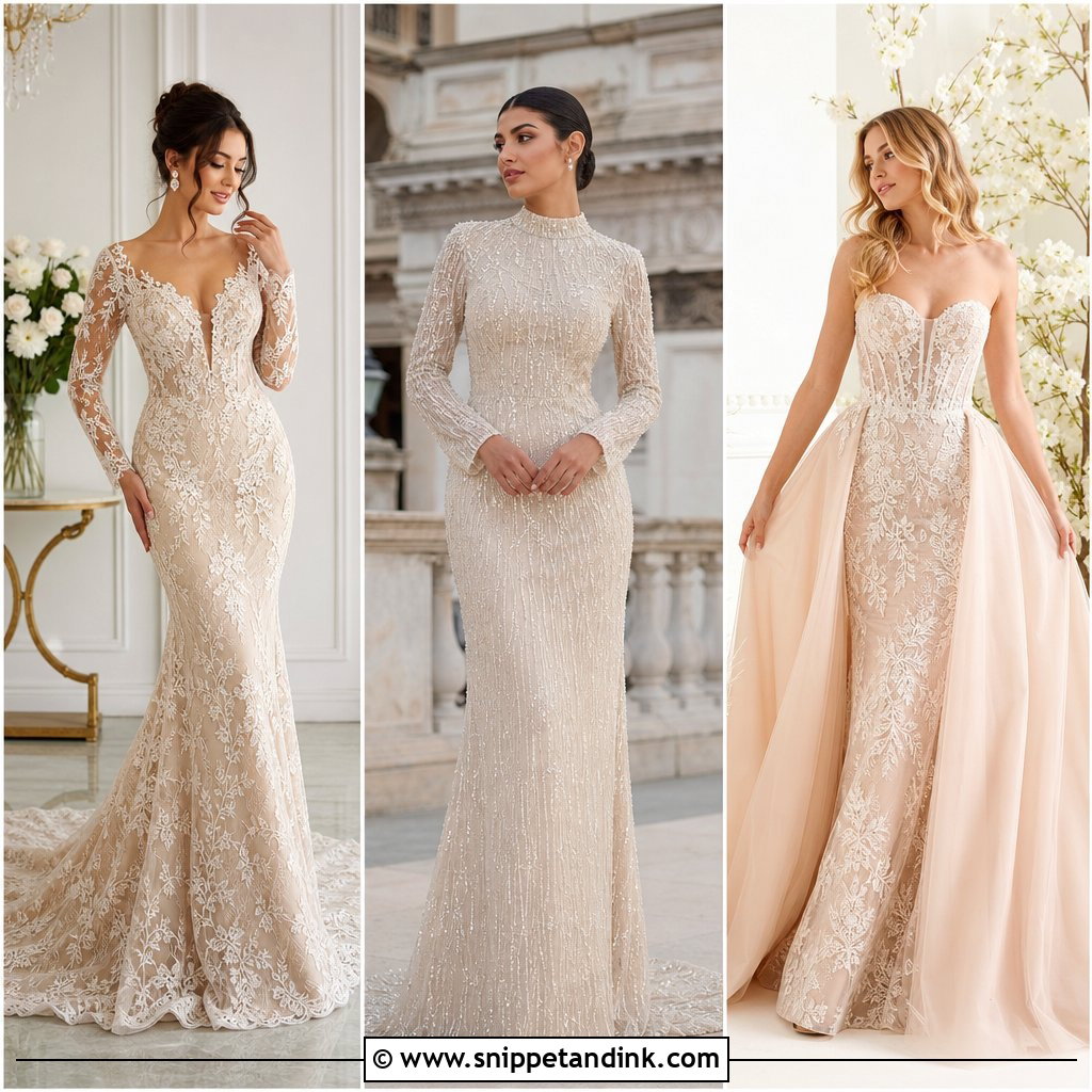 25 Champagne Wedding Dresses: Elegant Looks for Modern Brides
