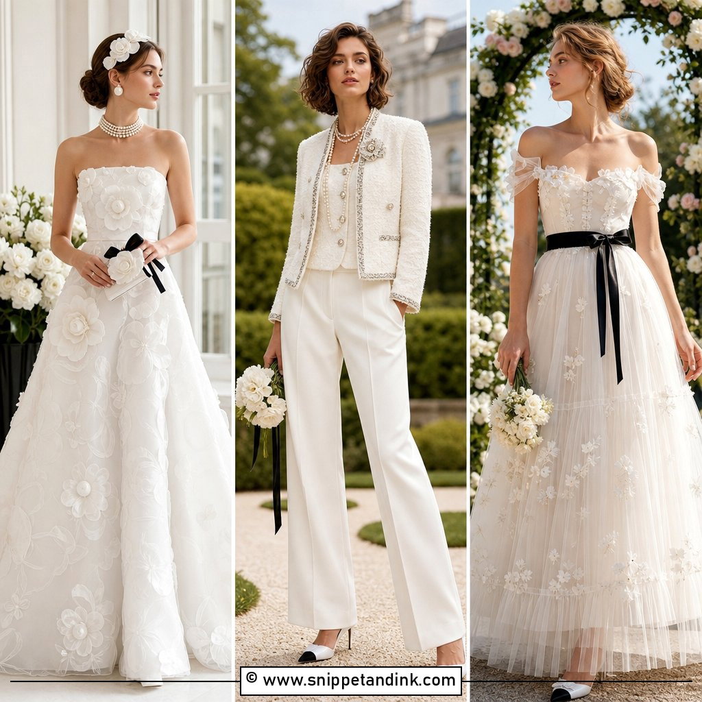 25 Chanel Wedding Dress Ideas for a Luxe Bridal Moment