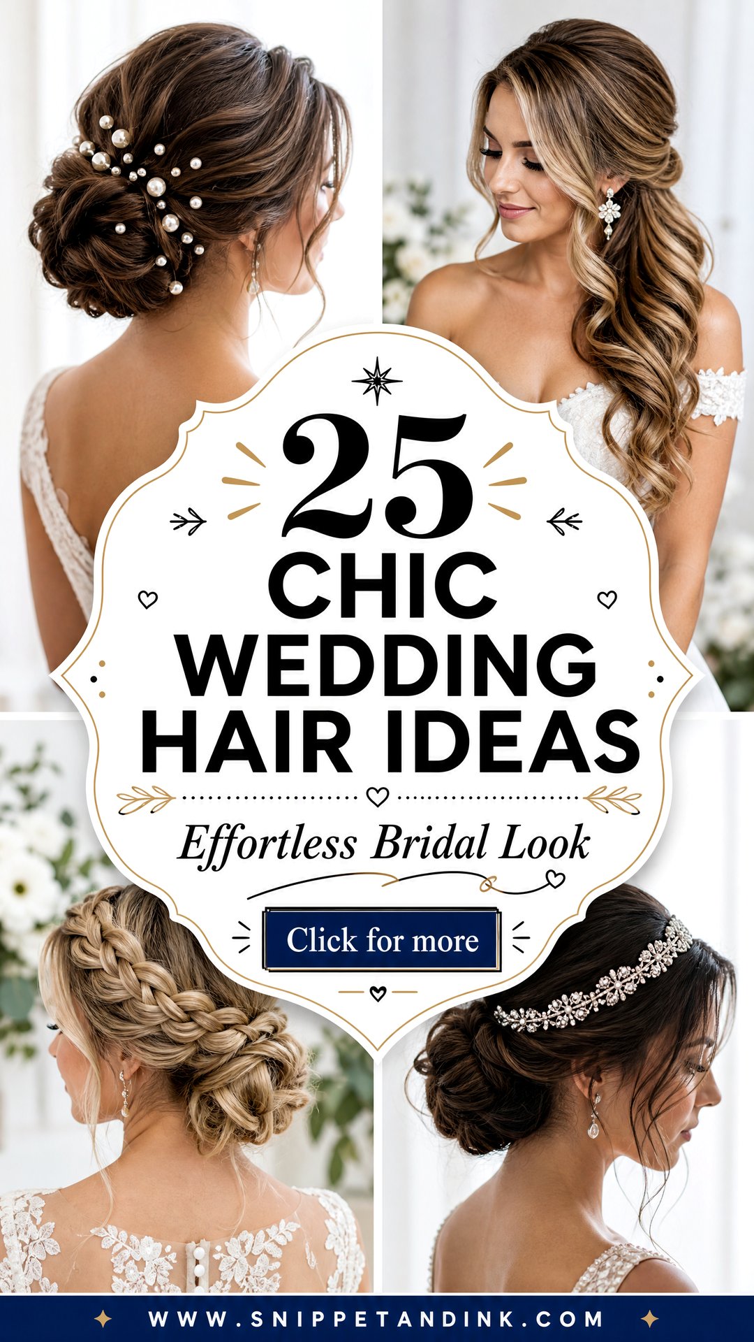 25 Chic Wedding Hair Ideas for an Effortless Modern Bridal Look - 25 Chic Wedding Hair Ideas for an Effortless Modern Bridal Look