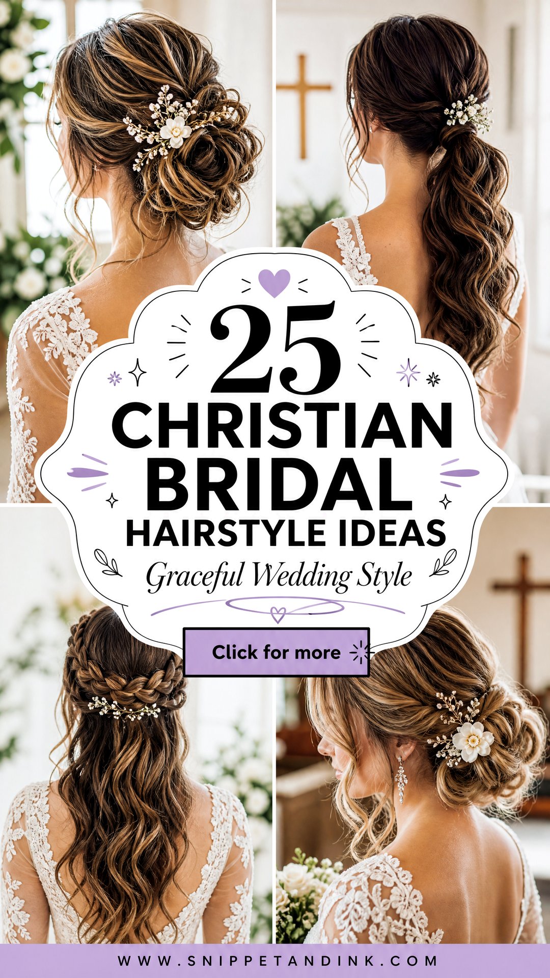 25 Christian Bridal Hairstyle Ideas for Graceful Wedding Looks - 25 Christian Bridal Hairstyle Ideas for Graceful Wedding Looks
